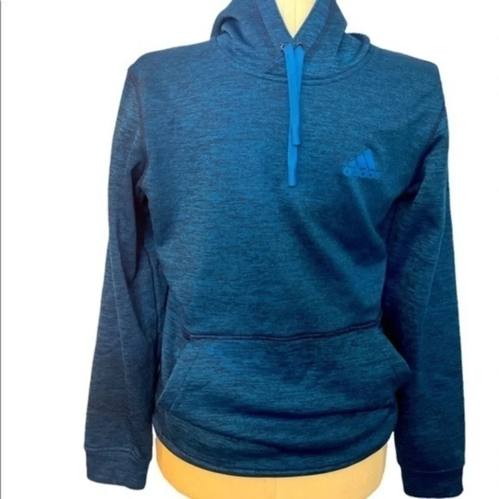 Adidas mens sweatshirt hooded climawarm Sz Small